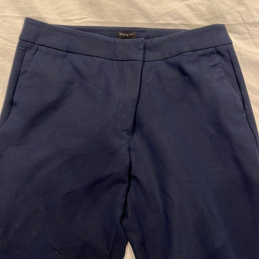 Ann Taylor Pants Women’s Size 12 Navy Blue Signature Career Business Trousers